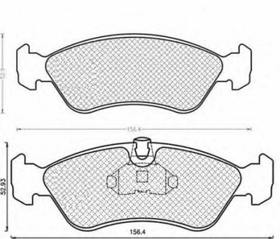 MAGNETI MARELLI 430216171070 -  Комплект тормозных колодок, дисковый тормоз